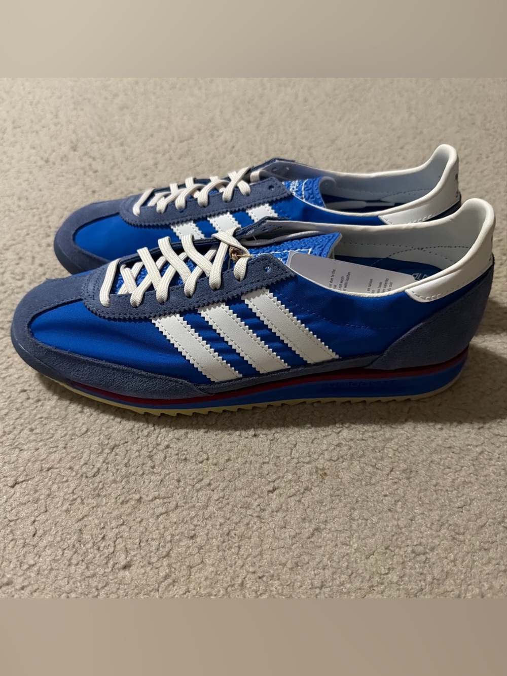 Adidas Women’s Size 9.5 SL 72 OG W Shoes Sneakers Walking JS0255 NEW Blue Nylon